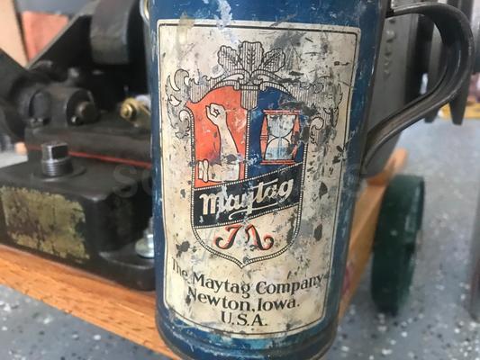 1920's Maytag Fuel Mixing Can Image