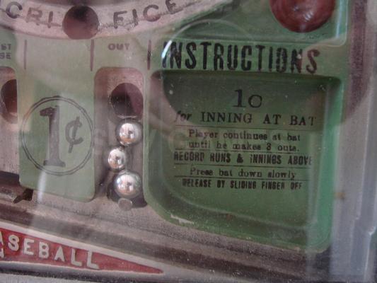 1931 Peo Sales Corp Miniature Baseball Trade Stimulator Image