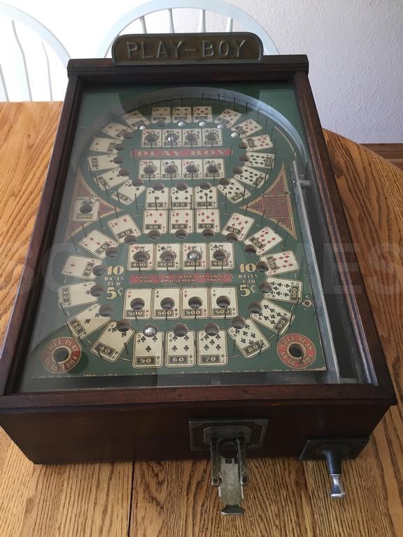 1932 Gottlieb Play-Boy Mechanical Pinball Machine