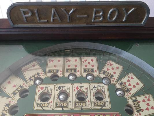 1932 Gottlieb Play-Boy Mechanical Pinball Machine Image