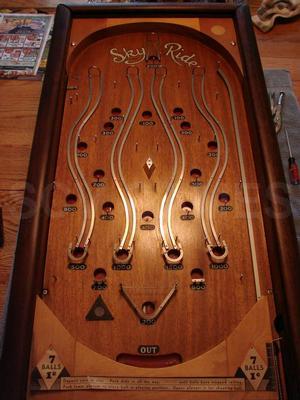 1933 Genco Sky Ride 1 Cent Mechanical Pinball Machine Image