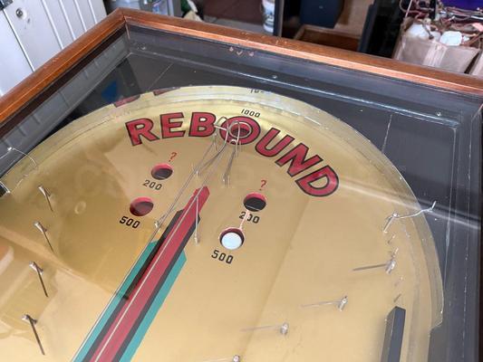 1934 California Games Inc Rebound Pinball Machine Image