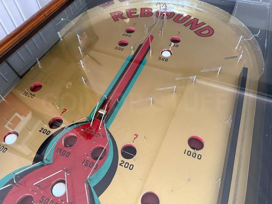 1934 California Games Inc Rebound Pinball Machine Image