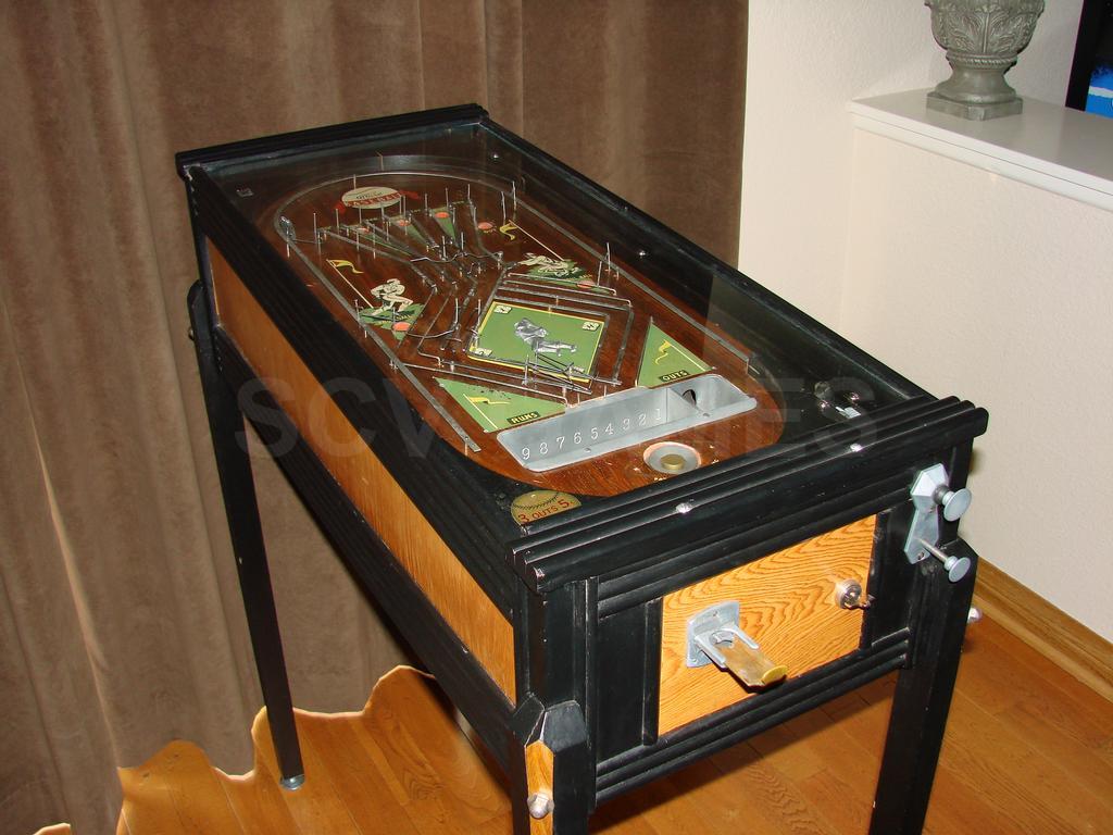 1934 Genco Official Baseball Mechanical Pinball Machine