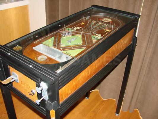 1934 Genco Official Baseball Mechanical Pinball Machine Image