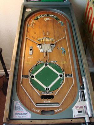 1934 Rockola World Series Mechanical Pinball Machine Image