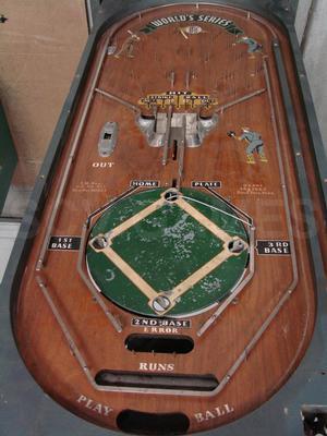 1934 Rockola World Series Mechanical Pinball Parts Machine Image