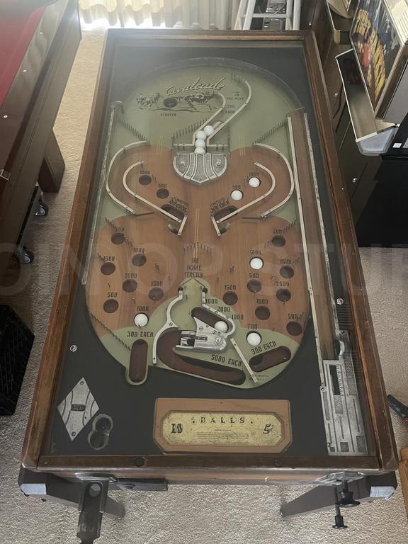 1935 Stoner Cavalcade Pinball Machine