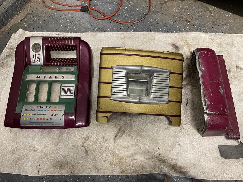 1940's Mills BONUS High Top Slot Machine Castings