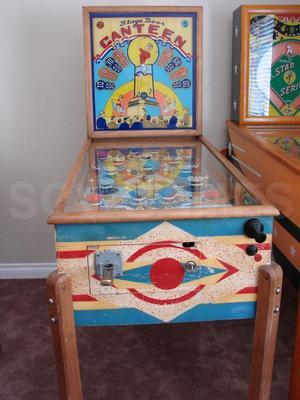 1945 Gottlieb Stage Door Canteen Flipperless Pinball Image