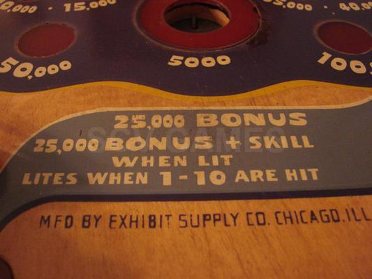 1948 Exhibit Supply Company Samba Pinball Image