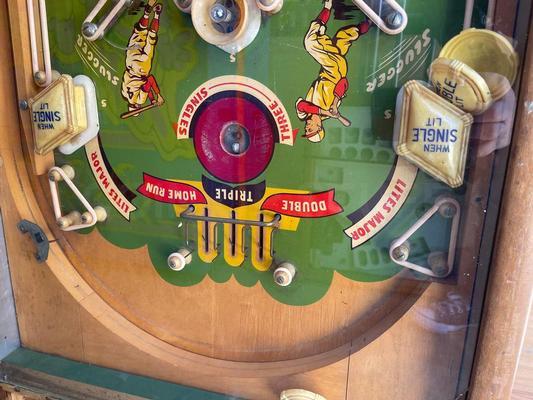 1948 United Major League Baseball Pinball Machine Image