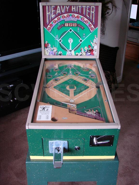 1949 Bally Heavy Hitter Pinball Arcade Game Restored