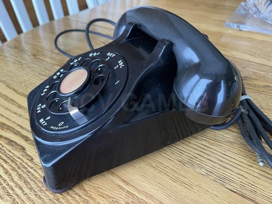 1950's Kellogg DK-500-BA Black Desk Phone Image