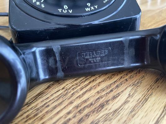 1950's Kellogg DK-500-BA Black Desk Phone Image