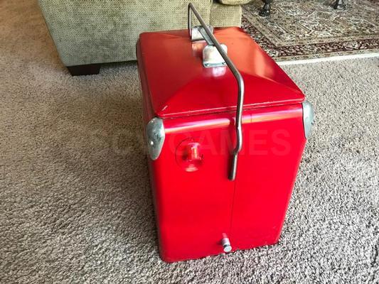 1950's Original Drink Coca-Cola Travel Cooler Image