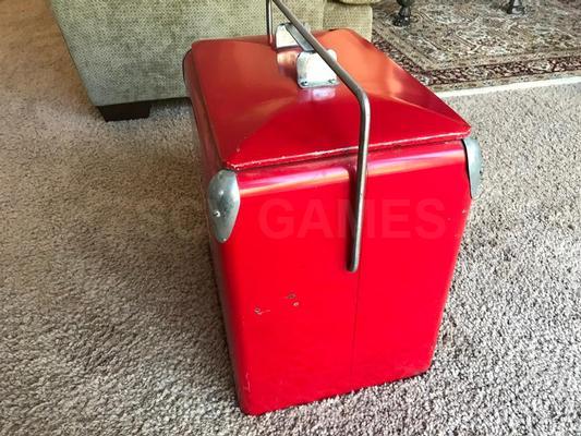 1950's Original Drink Coca-Cola Travel Cooler Image