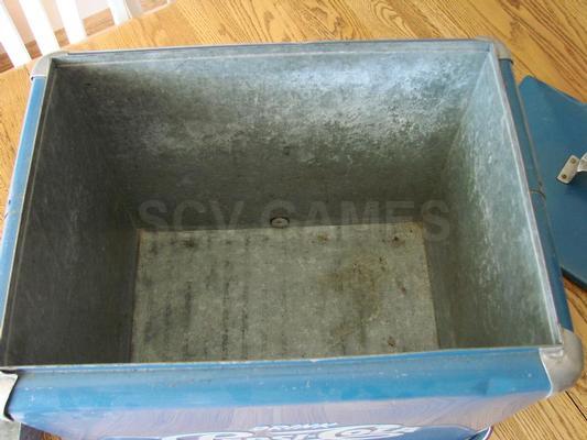 1950's Pepsi Ice Chest Cooler with Orginal Box Image