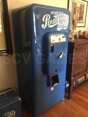 1950's Vendo VMC 88 Pepsi Machine Restored Image