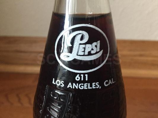 1951 12oz Full Pepsi Single Dot Bottle - Los Angeles, CA Image