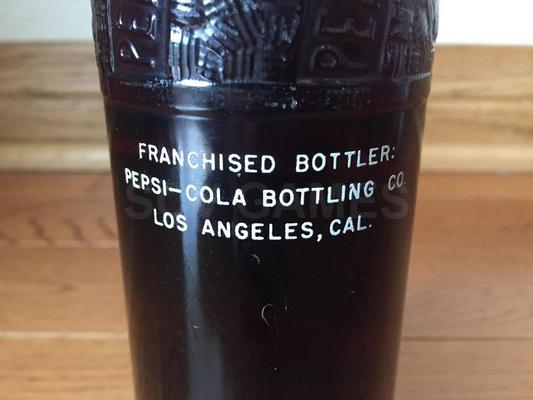 1951 12oz Full Pepsi Single Dot Bottle - Los Angeles, CA Image