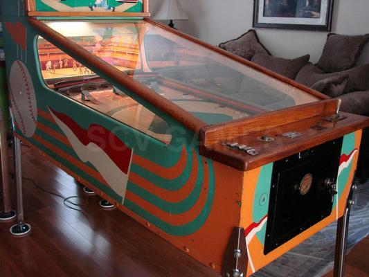 1957 Williams Baseball Pitch and Bat Pinball Image