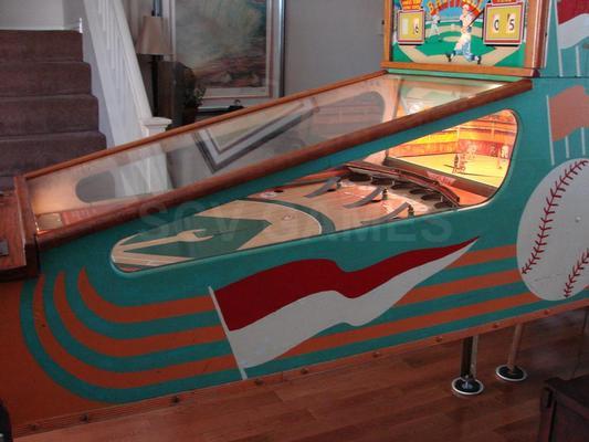 1957 Williams Baseball Pitch and Bat Pinball Image