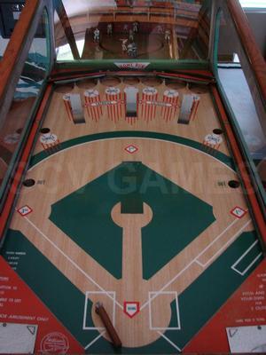 1957 Williams Baseball Pitch and Bat Pinball Image