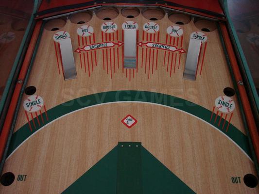 1957 Williams Baseball Pitch and Bat Pinball Image