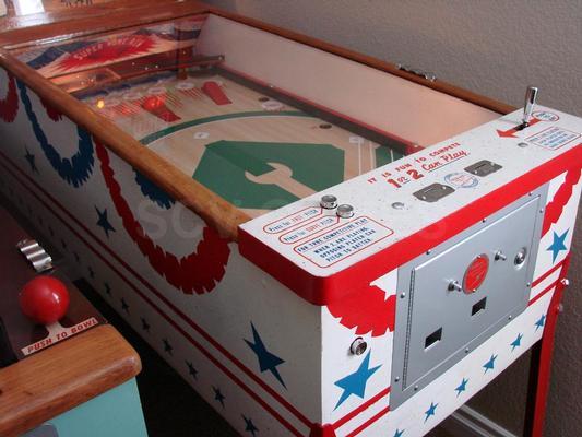 1959 Williams Pinch Hitter Deluxe Pitch and Bat Arcade Game Image