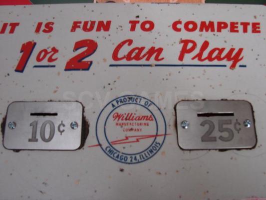 1959 Williams Pinch Hitter Deluxe Pitch and Bat Arcade Game Image