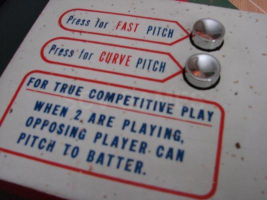 1959 Williams Pinch Hitter Deluxe Pitch and Bat Arcade Game Image