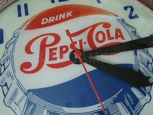 1960 Swihart Products Pepsi Neon Clock Image