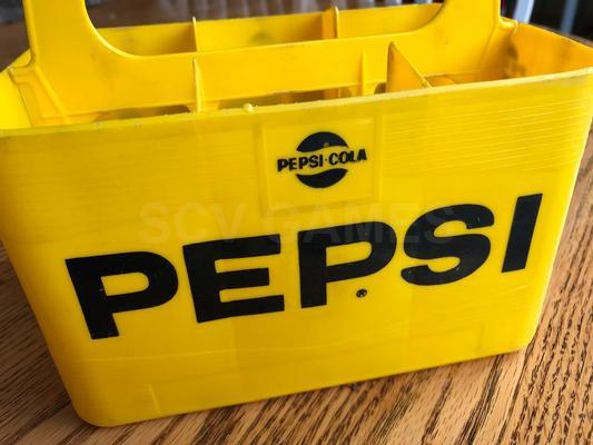 1960s hard plastic Pepsi six pack handled carrier Image