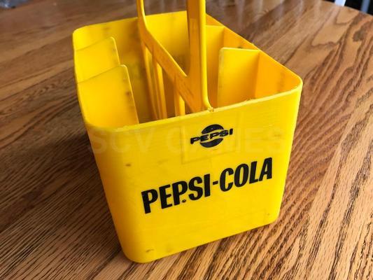 1960s hard plastic Pepsi six pack handled carrier Image