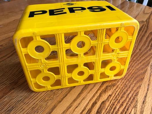 1960s hard plastic Pepsi six pack handled carrier Image