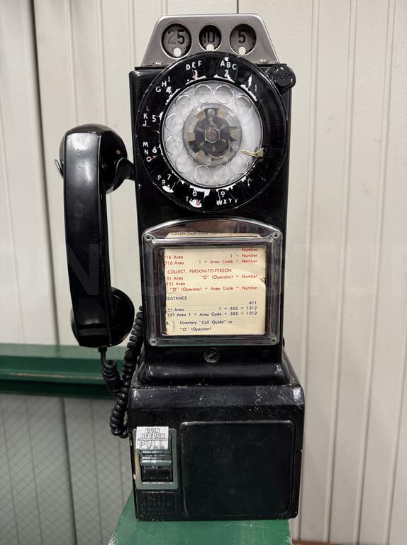 1960's Western Electric 3-Slot Payphone