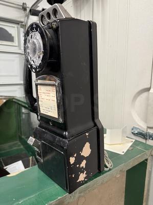 1960's Western Electric 3-Slot Payphone Image