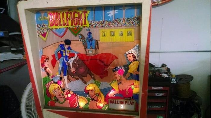 1965 Bally Bullfight EM Pinball Machine Image