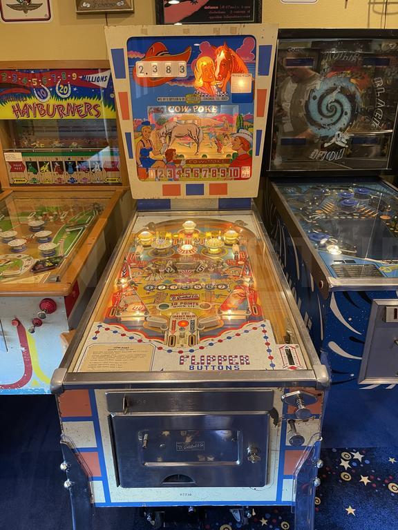 1965 Gottlieb Cow Poke Pinball Machine