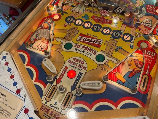 1965 Gottlieb Cow Poke Pinball Machine Image