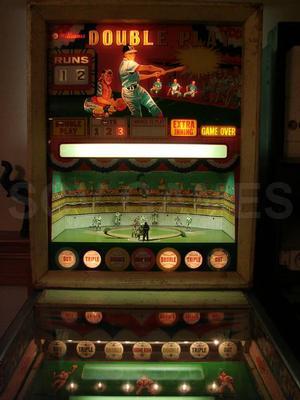 1965 Williams Double Play Pitch and Bat Arcade Game Image