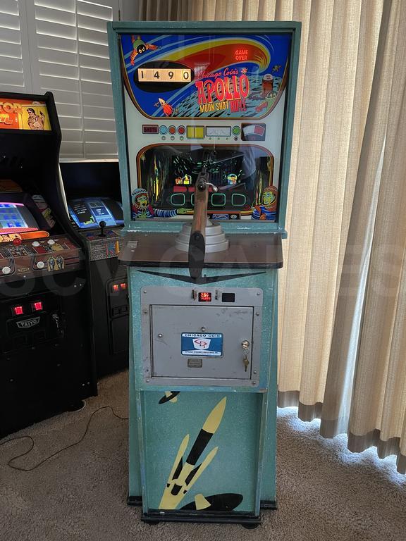 1969 Chicago Coin Apollo Moon Shot Rifle Arcade Machine