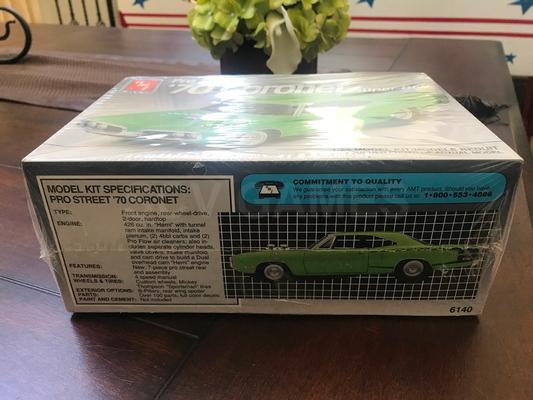 1970 Pro Street Coronet Model 1/25 Scale in Sealed Box Image