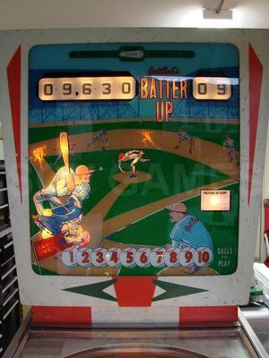 1971 Gottlieb Batter Up Pinball Machine Image