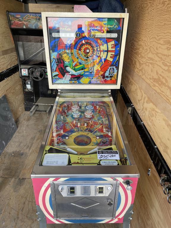 1973 Bally Time Zone Pinball Machine