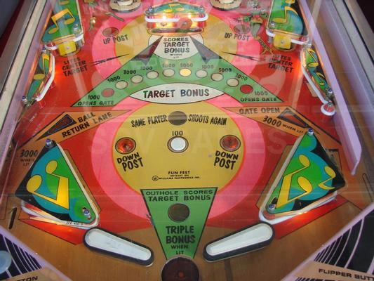 1973 Williams Fun-Fest Pinball Image