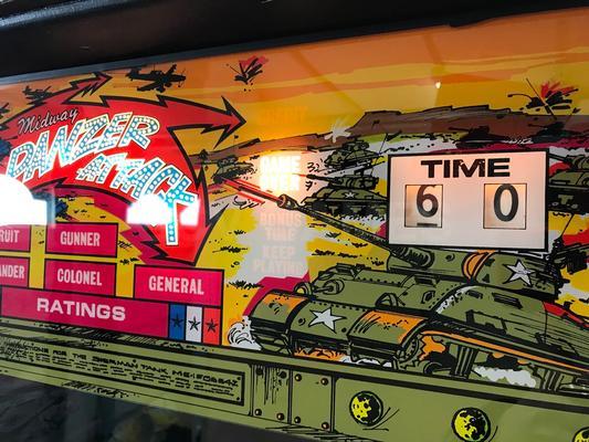 1974 Midway Panzer Attack Upright Arcade Machine Image