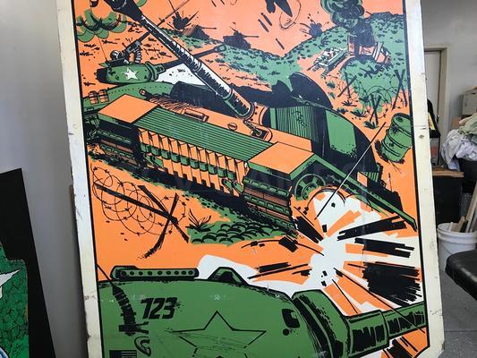 1974 Midway Panzer Attack Upright Arcade Machine Image