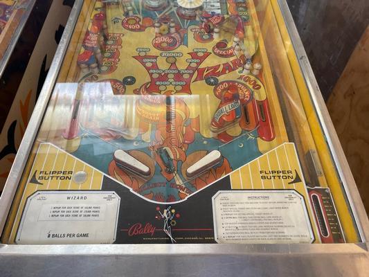 1975 Bally Wizard Pinball Machine Image